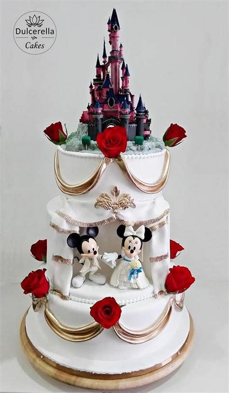 Disney Wedding Cake - Cake by Dulcerella Cakes - CakesDecor