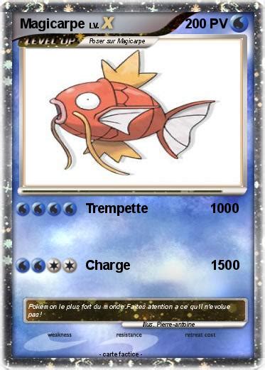 Pokémon Magicarpe 98 98 Trempette 1000 Ma Carte Pokémon