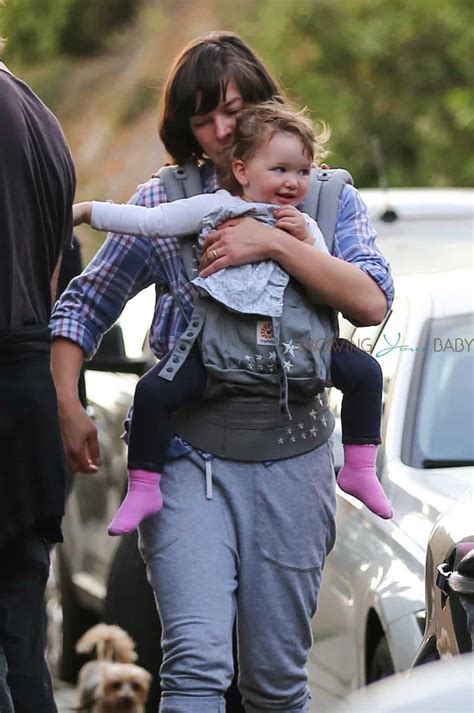 Milla Jovovich Takes A Saturday Afternoon Stroll With Her Daughter
