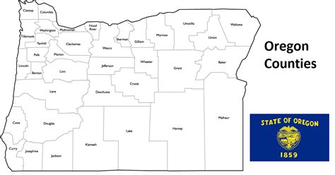 List Of All Counties In Oregon