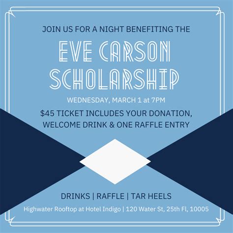 2023 Eve Carson Scholarship Fundraiser University Of North Carolina