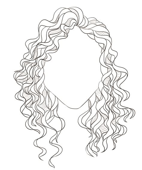 How To Draw Realistic Curly Hair Home Interior Design