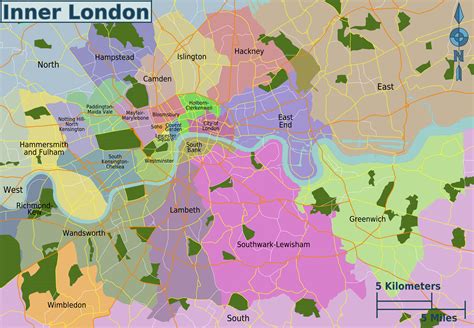 Fileinner London Districts Mappng Wikimedia Commons