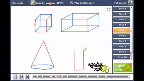 3 Dimensional Shapes Drawing At Getdrawings Free Download