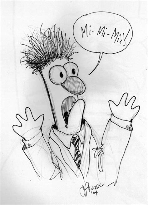 Beaker Muppet Drawing At Getdrawings Free Download