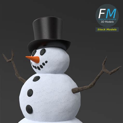 Snowman By Francescomilanese85 3docean