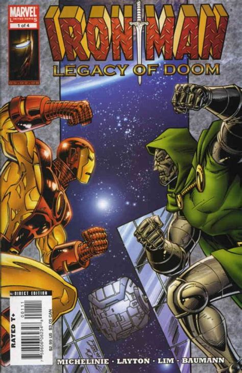 Iron Man Legacy Of Doom 1 Fn Marvel Doctor Doom Bob Layton