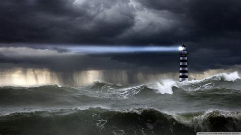 Desktop Wallpaper Lighthouse Storm Wallpapersafari