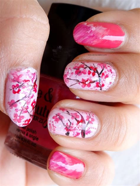 Take it as inspiration and try to wear spring on your nails! Easy Cherry Blossom Nail Art: Step by Step Tutorial - Deck ...