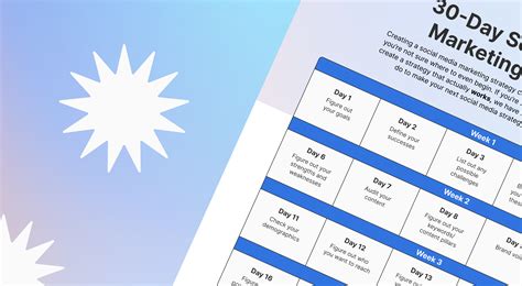 How to Create a 30-day Social Media Plan - Build My Plays