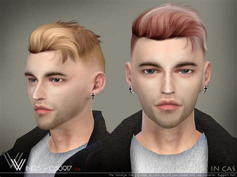 Male Hair 917 By Wingssims Liquid Sims