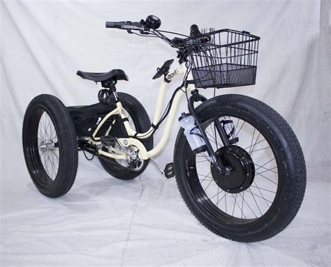 Pin Em Electric Fat Tire Trike Adult Tricycle