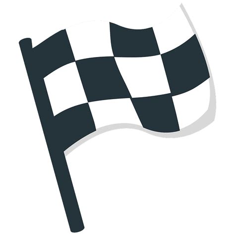 Chequered Flag Emoji Clipart Free Download Transparent Png Creazilla