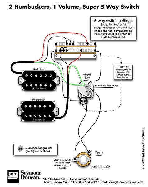 2 Humbucker Wiring Diagram 5 Way Super Switch