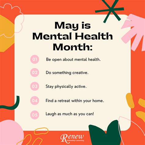 May Is Mental Health Awareness Month Renew Relationship Counseling
