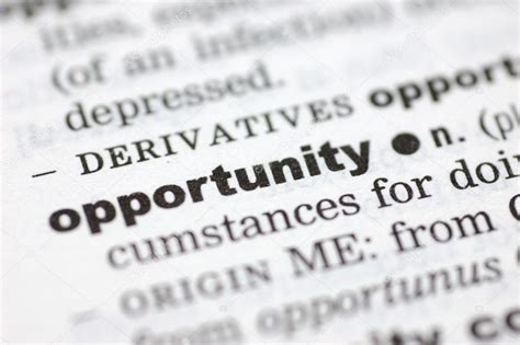 Definition Of Opportunity — Stock Photo © Bedobedo 8872476