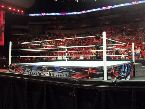 Superstars Ring Prior To Raw Wrestling Rings Wrestling Ring