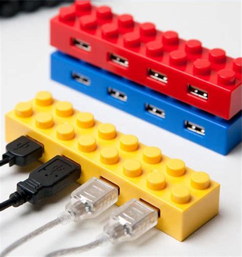 Stackable Lego Usb Hubs