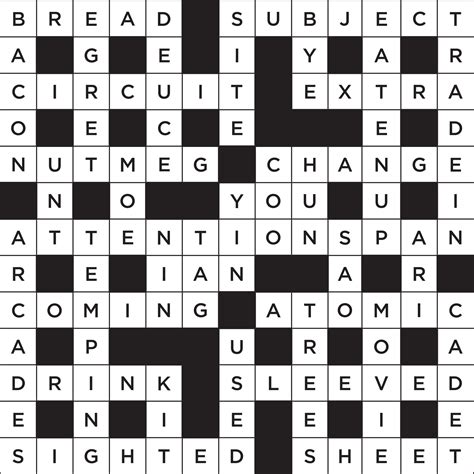 Crossword Puzzle Templates
