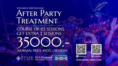 Hangover After Party Iv Drip Voucher Pulse Clinic Asias Leading Sexual Healthcare Network