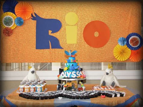 Rio Movie Birthday Party Ideas Photo 2 Of 24 Movie Birthday Party