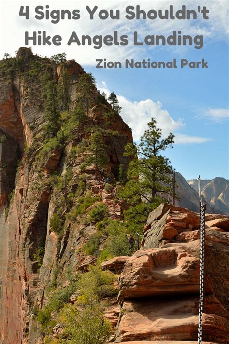 When only there for a day, you will have to pick one unless you are extremely fit and a quick hiker. 4 Signs You Shouldn't Hike Angels Landing in Zion NP