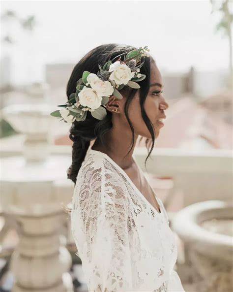 21 Whimsical Flower Crown Wedding Hairstyles