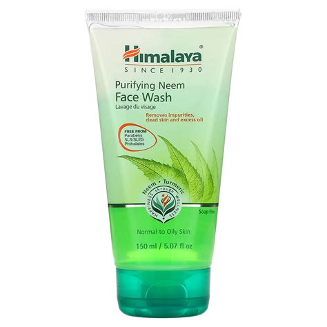 Himalaya Purifying Neem Face Wash Normal To Oily Skin 5 07 Fl Oz