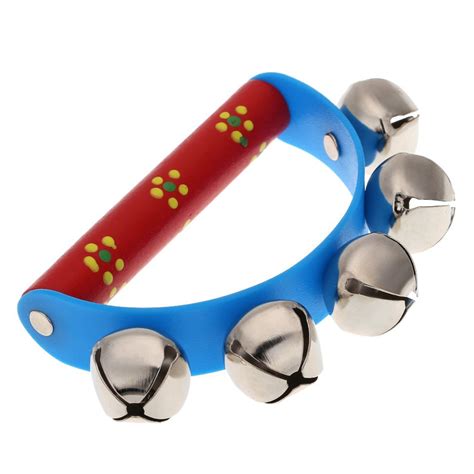 New Musical Toy For Ktv Kids Little Hand Held Bell Metal Jingles Ball