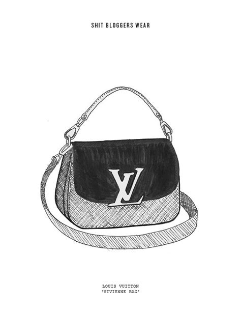 Louis Vuitton Louis Vuitton Bag Illustration Drawing Bag