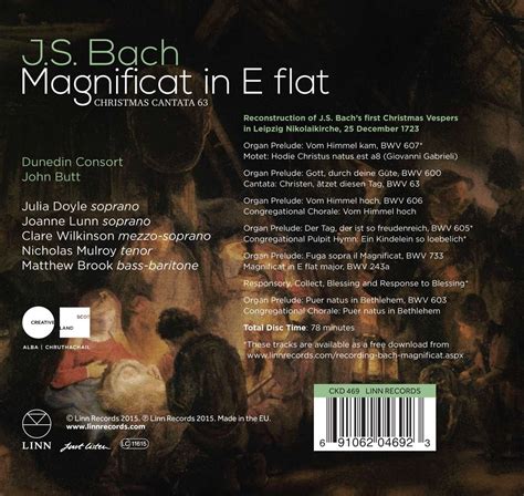 Johann Sebastian Bach Magnificat Es Dur Bwv 243a Super Audio Cd Jpc