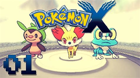 Lets Play Pokemon X Part 1 My Journey Begins Gameplay Walkthrough
