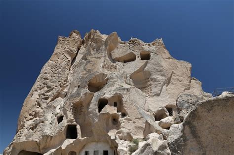 Premium Photo Uchisar Castle In Cappadocia Turkey