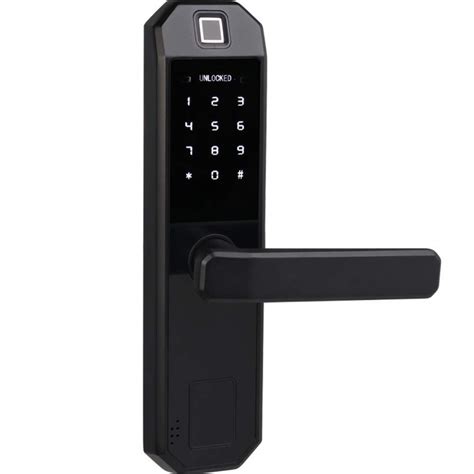 Buy Fingerprint Door Lock Satin Nickel Digital Biometric Door Lock