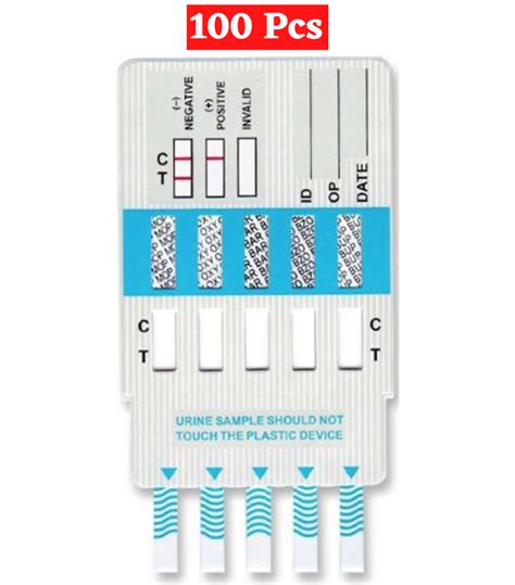 5 Panel Urine Drug Testing Kits Pack For Employee Screening 100pcs