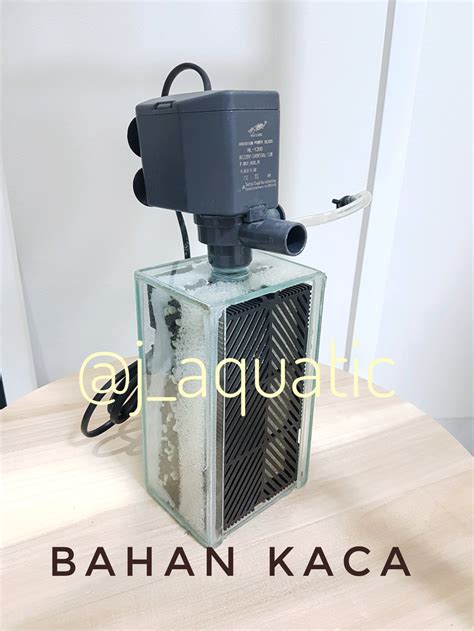 Moving bed filter aquarium diy kaldnes k1: Jual filter aquarium tanpa kuras ukuran kecil dengan pompa ...