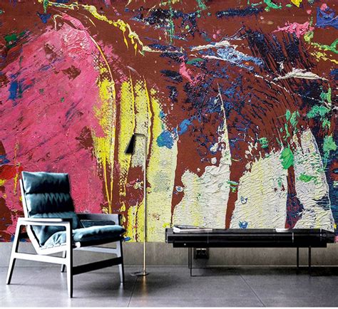 3d Modern Hand Painted Wallpaper Art Wall Mural Living