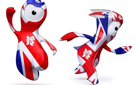 Olympic Mascots Wenlock And Mandeville London Uk Olympic Games The