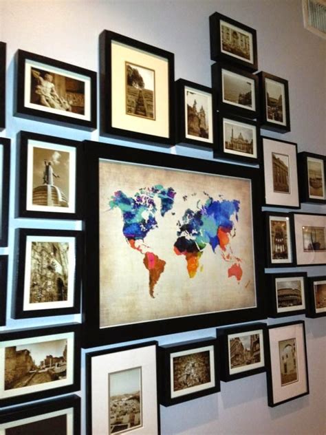Whats New At Frame By Frame World Map Surrounded By Photos From Your