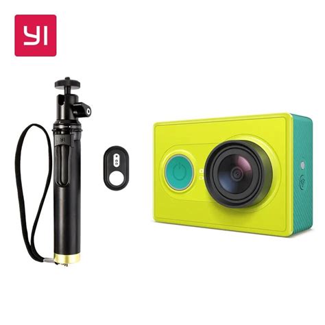 Yi 1080p Action Camera Lime Green High Definition 160mp 155 Degree