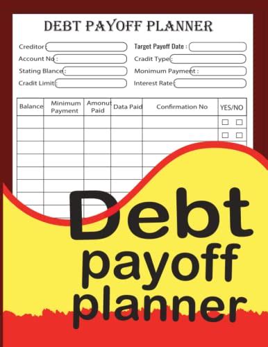 Debt Payoff Planner Log Book For Paying Off Your Debts Manage Your