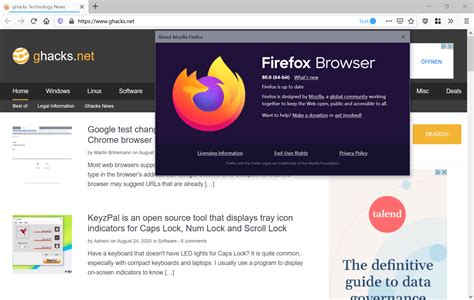 Here Is What Is New And Changed In Firefox GHacks Tech News