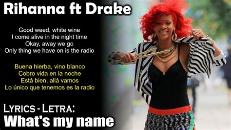 Rihanna What s my name ft Drake Lyrics Spanish English Español