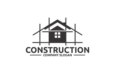 Construction Logo Templates Creative Market