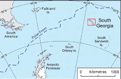 South Georgia Island On World Map United States Map