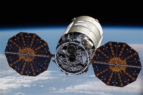 Cygnus Cargo Ship Boosts International Space Stations Orbit Space
