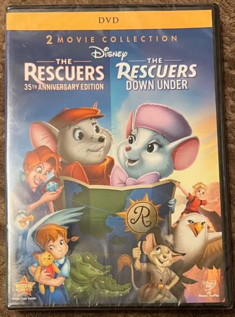 Disney Dvd Movie Collection Rescuers Th Anniversary Rescuers