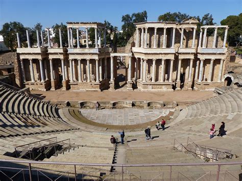 Teatro De Mérida España 2017 18 Ancient Roman Architecture