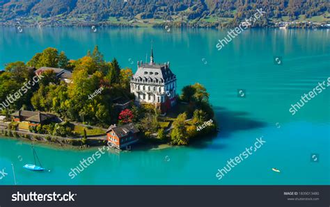 Seeburg Castle Iseltwald Switzerland Lake Brienz Stock Photo 1839013480