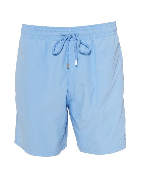 Vilebrequin Mens Moorea Swim Shorts Water Reactive Blue Swimming Trun